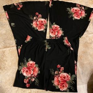 Boho Flare Leggings Wide Leg Bell Bottom Pants